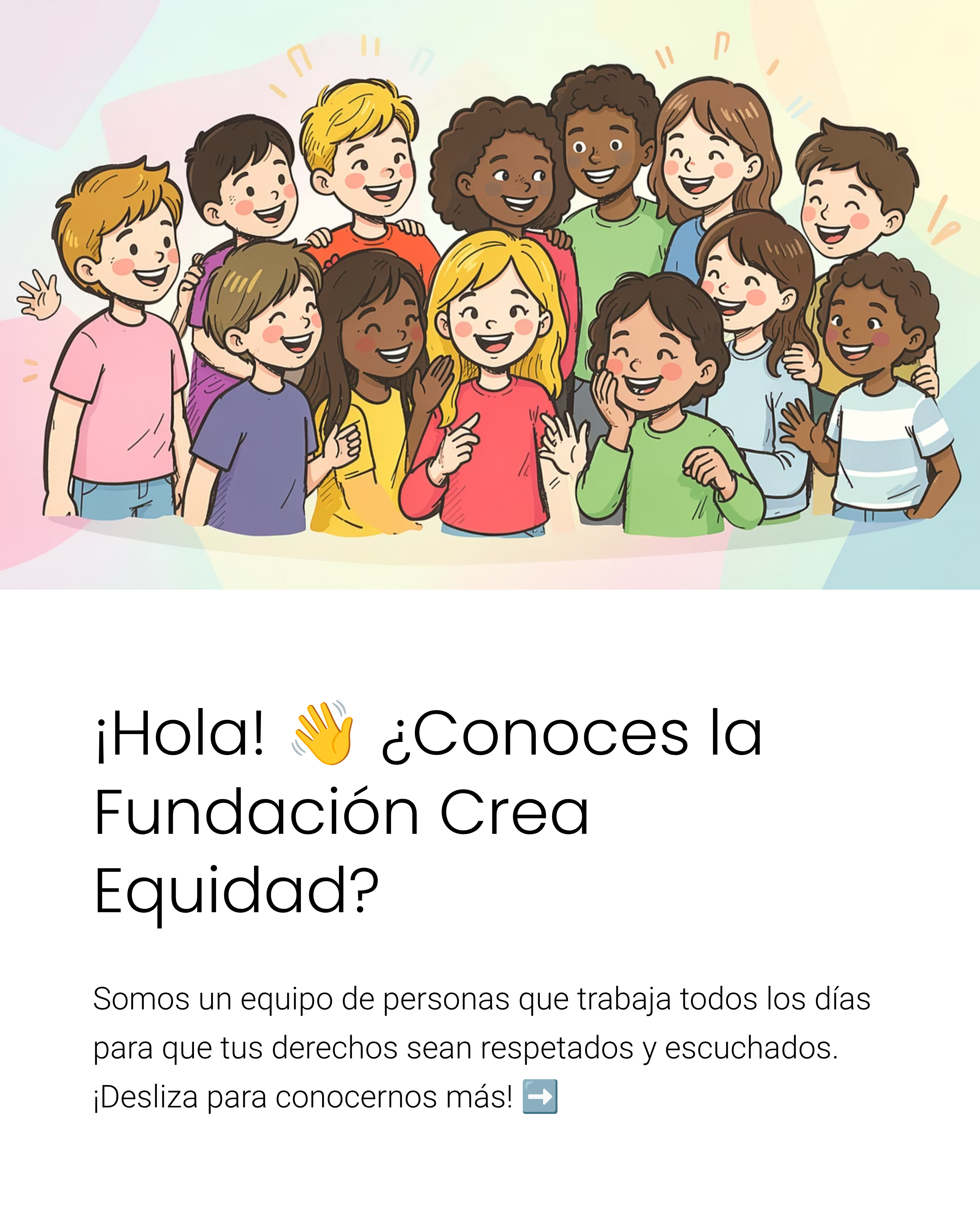 1 Hola Conoces la Fundacion Crea Equidad