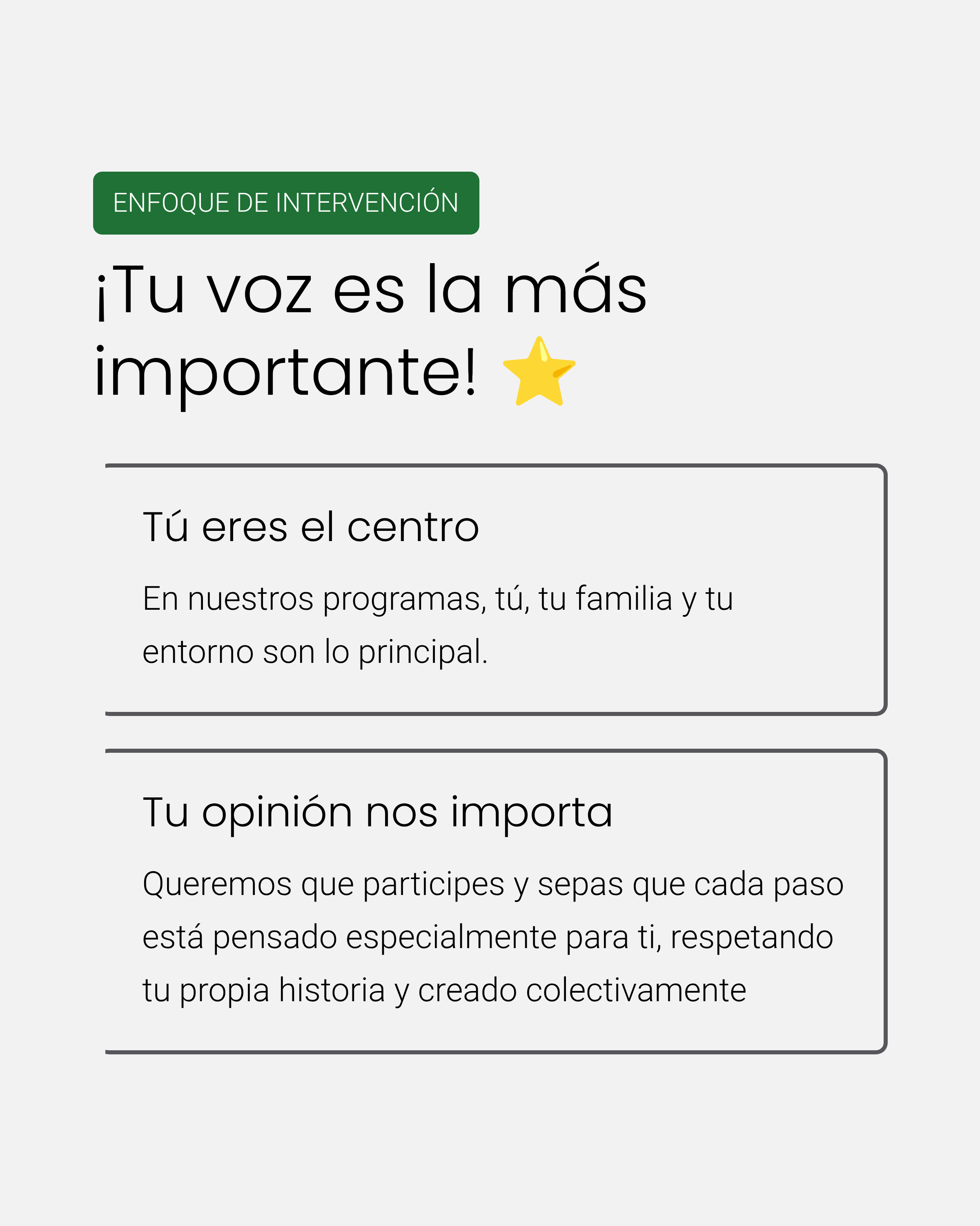 3 Tu voz es la mas importante