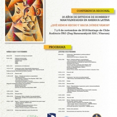 Asiste a la Conferencia Regional “20 años de estudios de hombres y masculinidades en América Latina: ¿Qué hemos hecho y hacia dónde vamos?»