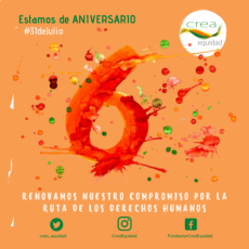 Crea Equidad cumple 6 años y lo vamos a celebrar